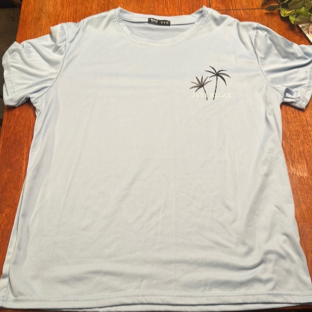 Baby Blue Just Relax Tee